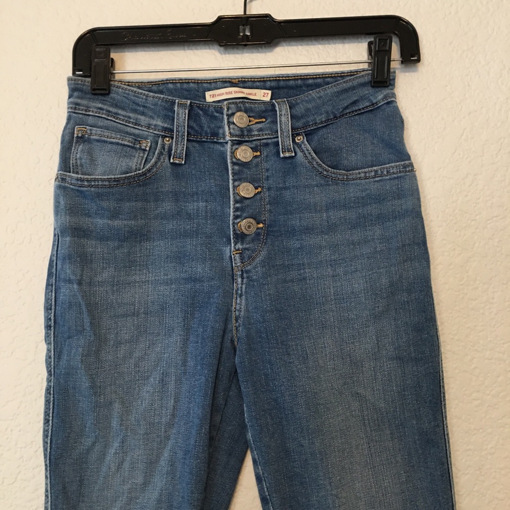 Levi’s 721 High Rise Skinny Ankle - Picture 3 of 10